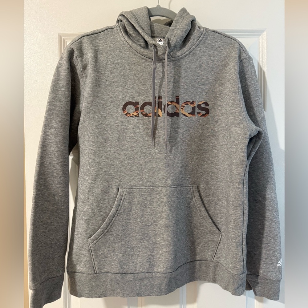 Adidas Women’s Heather Gray Pullover Hoodie